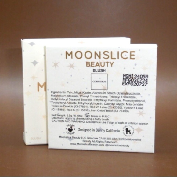 Moonslice Beauty Pressed Blush in the color “GORGEOUS “ - Picture 3 of 5